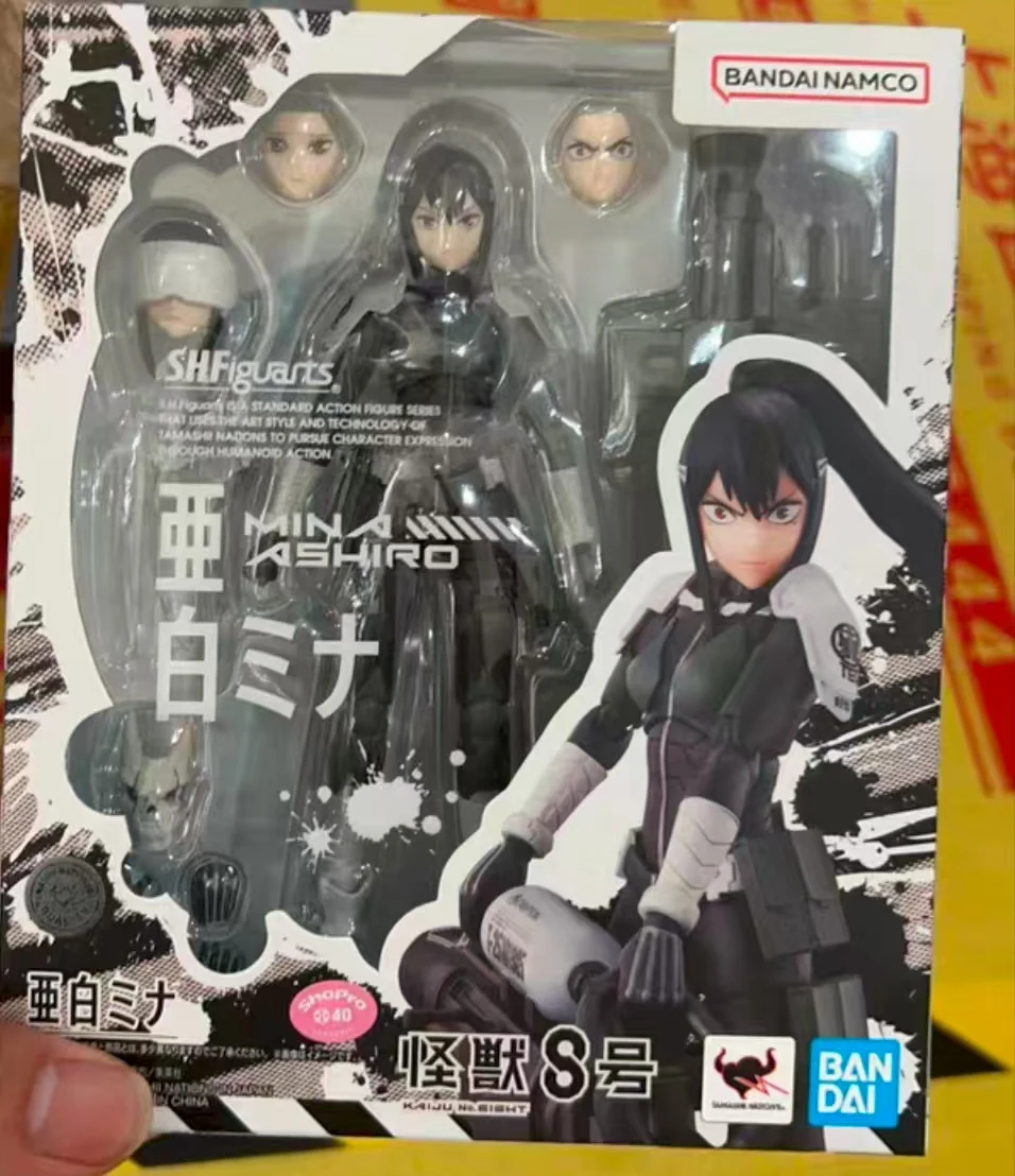 

【Оригинал】BANDAI SHF Kaiju-no8 MINA ASHIRO Фигурка Модель игрушки