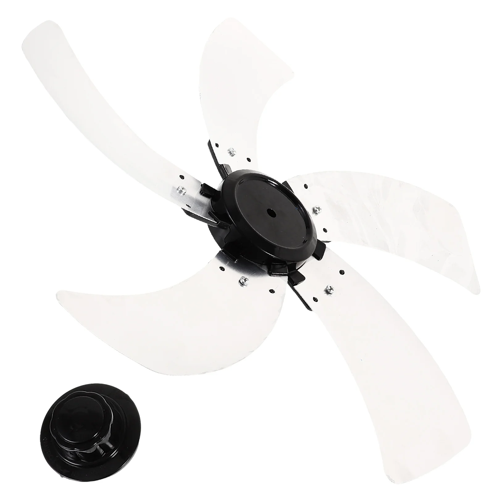 

Metal 5 Leaves Replacement Fan Blade for Indoor Standing Pedestal Electric Fan Blades Repair Parts Aluminum Alloy Low