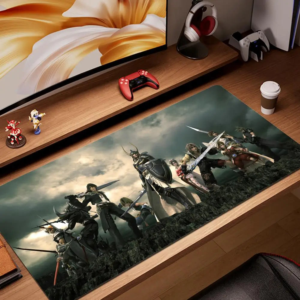 

Hot Final Fantasy Rubber Mouse Pad HD Printing Desk Mat Gaming Keyboard Mats Large Mause Carpet Gamer Office Accessories