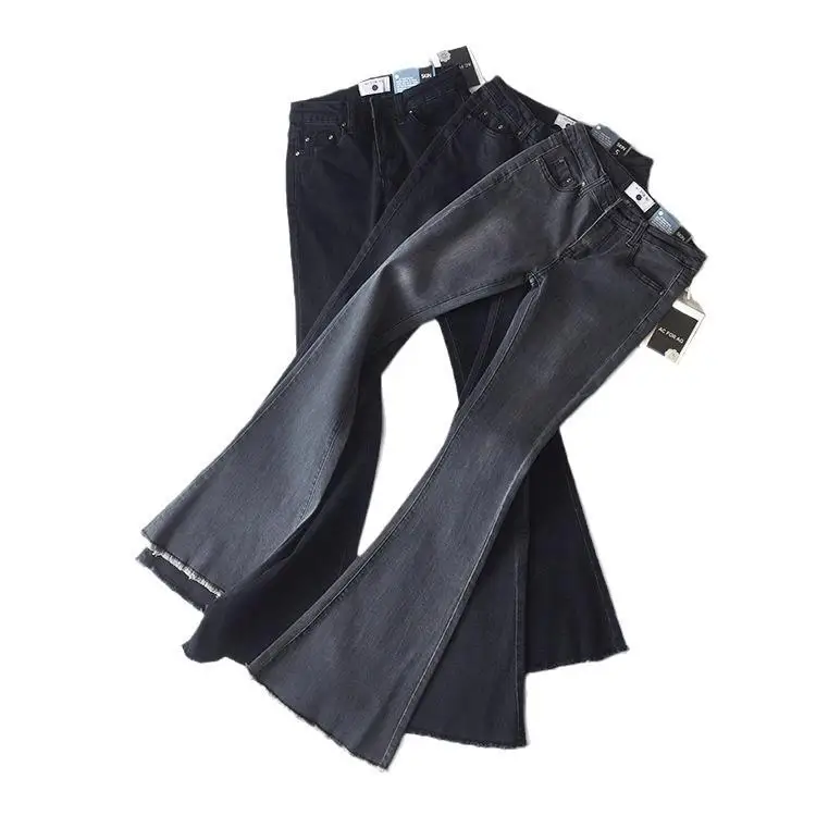 Jean taille haute extensible et amincissant pour femme, pantalon Long en Denim de coton, à haute élasticité, nouvelle collection automne hiver