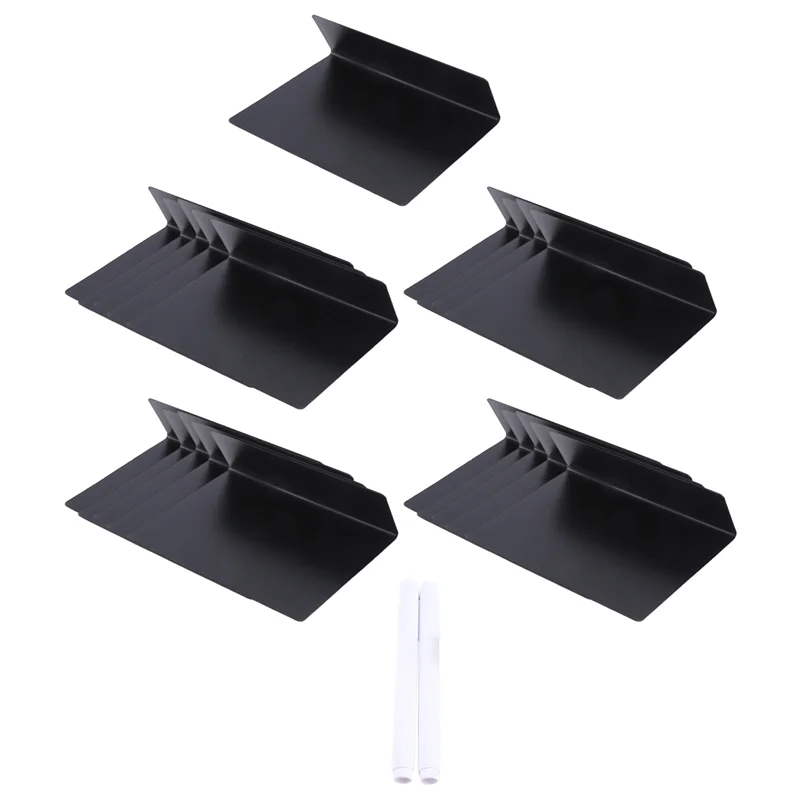 AED6-20Pcs 4 X 3 Inches Mini Chalkboard Table Tent Sign Chalkboard Buffet Tags Food Label For Party Tabletop Chalkboard Signs