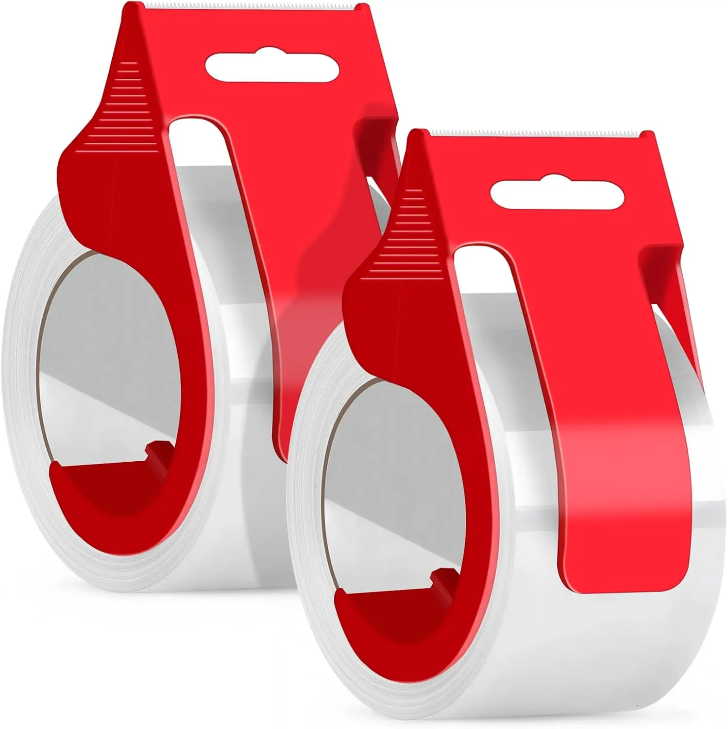 

Heavy Duty Packing Tape with Dispenser, 2 Rolls Strong & Durable Shipping Tape for Boxes and Moving