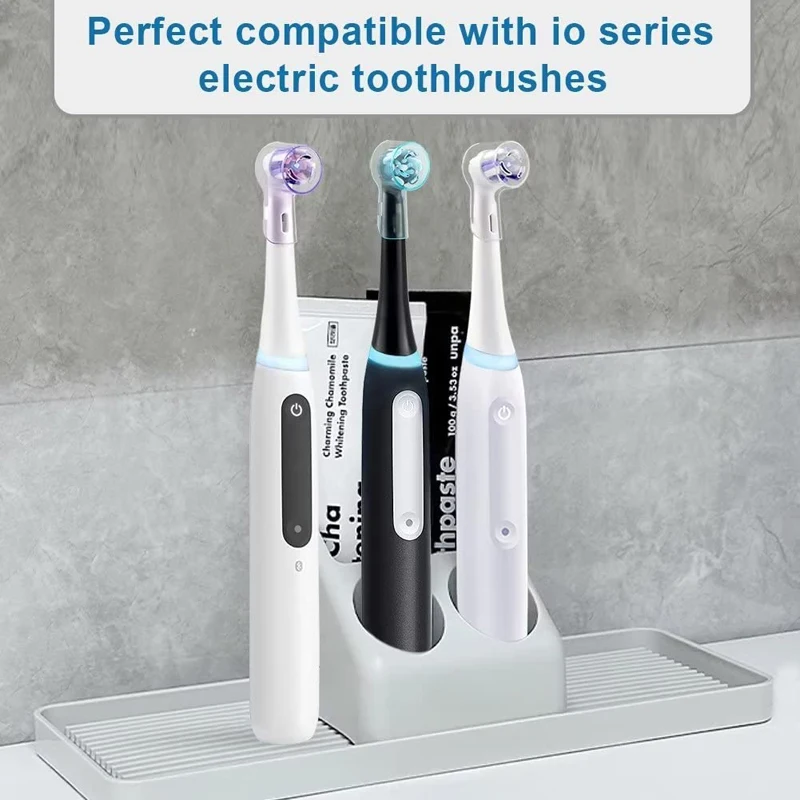 6 Pack Toothbrush Heads Dustproof Cover Compatible with Oral B,Fits for Oral-B IO Series,Pro 1000,1500,5000,7500 Toothbrush