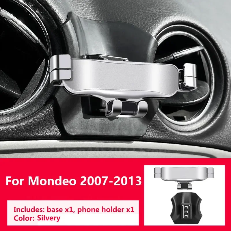 Gravity Car Phone Holder For Ford Mondeo 2007-2013 Not Block Vent Paired With A Special Bracket Base Rotatable Accessories