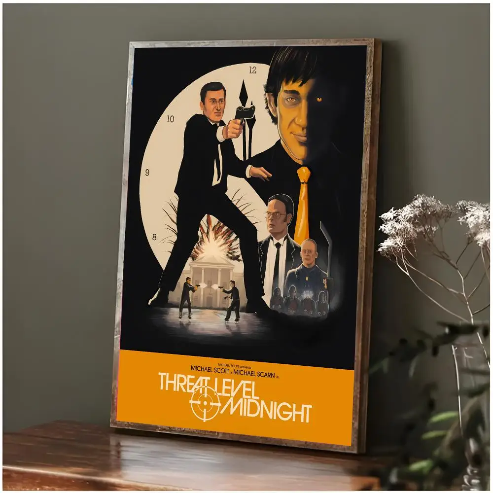 Office Comedy Short T-Threat Level Midnight Poster Modern Wall Art Bedroom Living Room Print Unframed