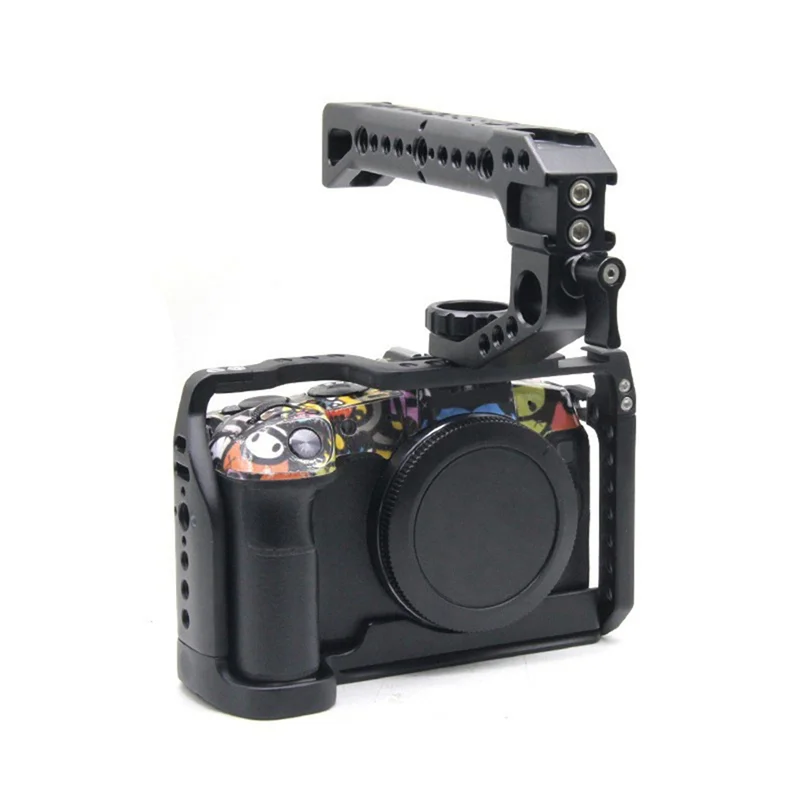 

Leading-Metal Protective Frame 14.9X3.8X9.9Cm Carrying Handle Camera Base Expansion Accessories For DSLR Camera Cage Cano