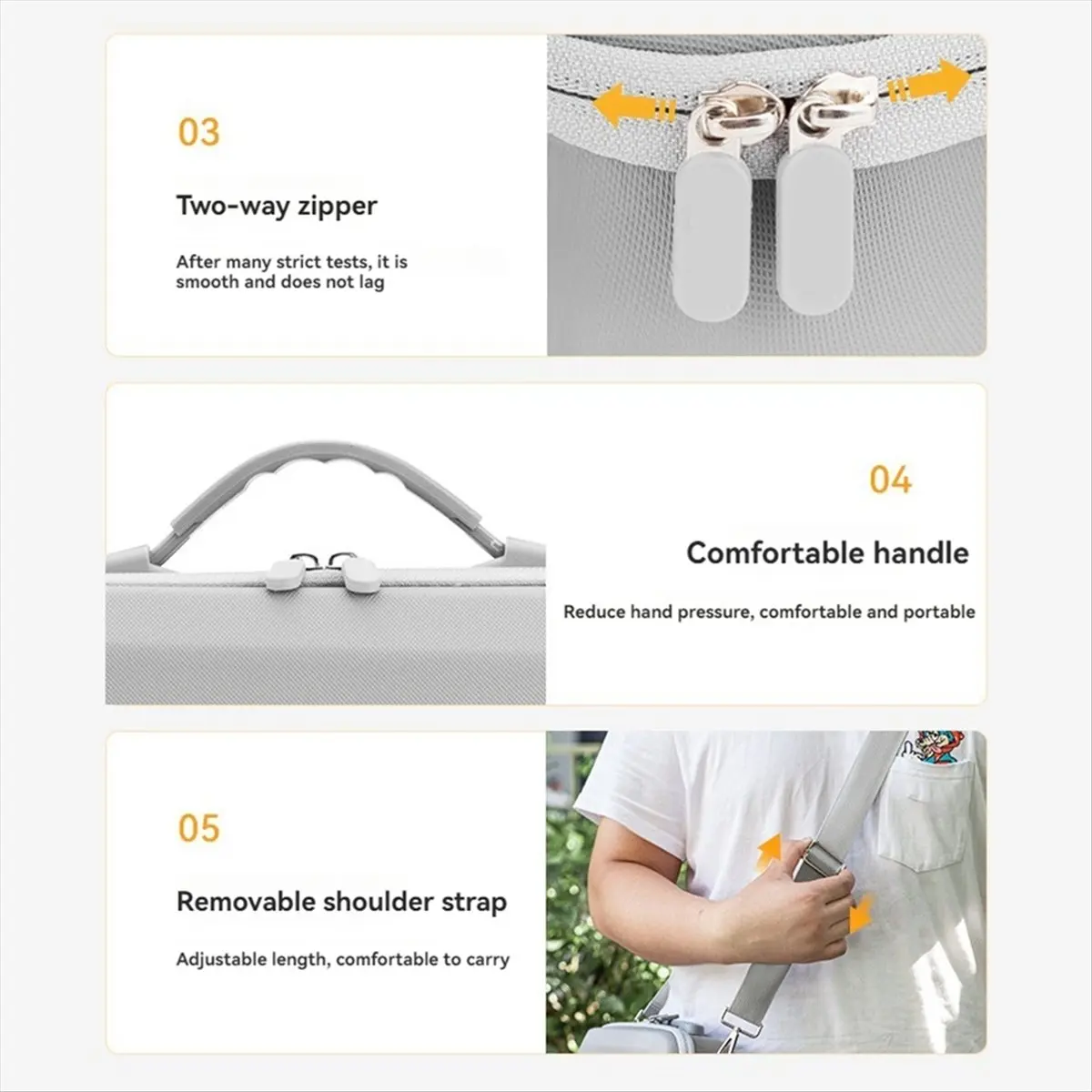 【~ New N07R】Storage Bag Protective Carrying Case PU Drop-Resistant Hard Shell Handbag for NEO Drones Controller Accessories
