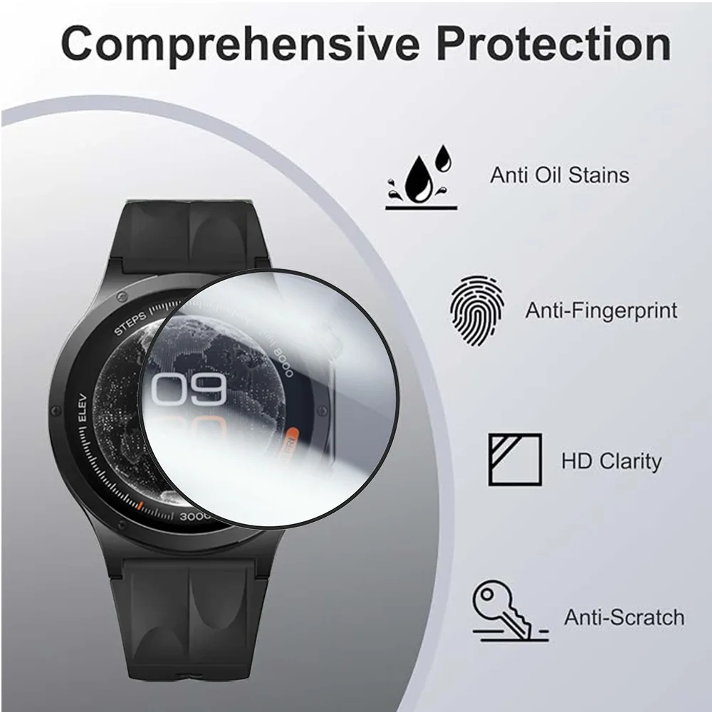 10-1PCS Flexible PMMA Composite Film for OnePlus Watch 4 Screen Protector Anti-scratch Case Friendly Protective Films Not Glass