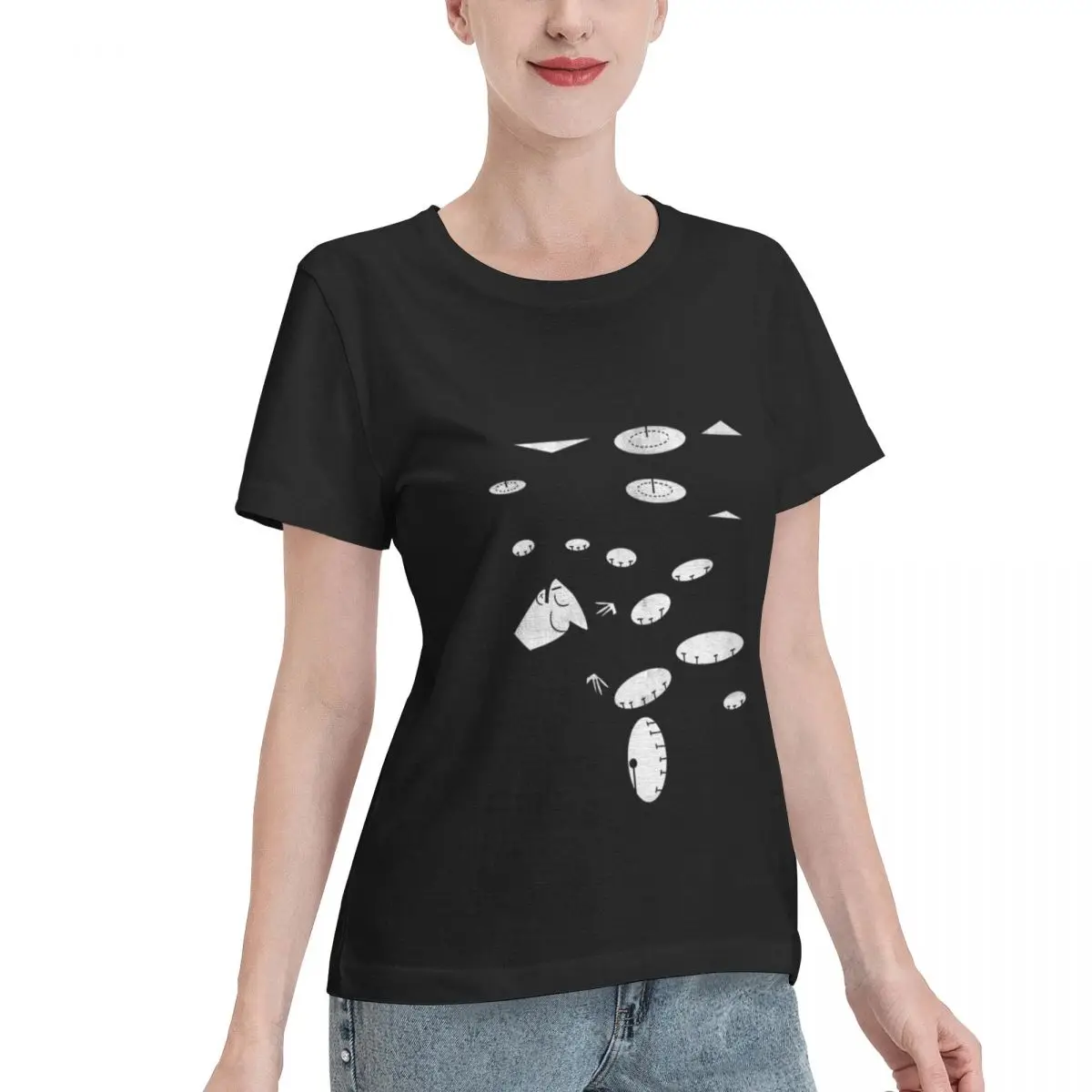 Spring Musthave Play That Beat Women's T-shirt Ootd Classic Solid Tee