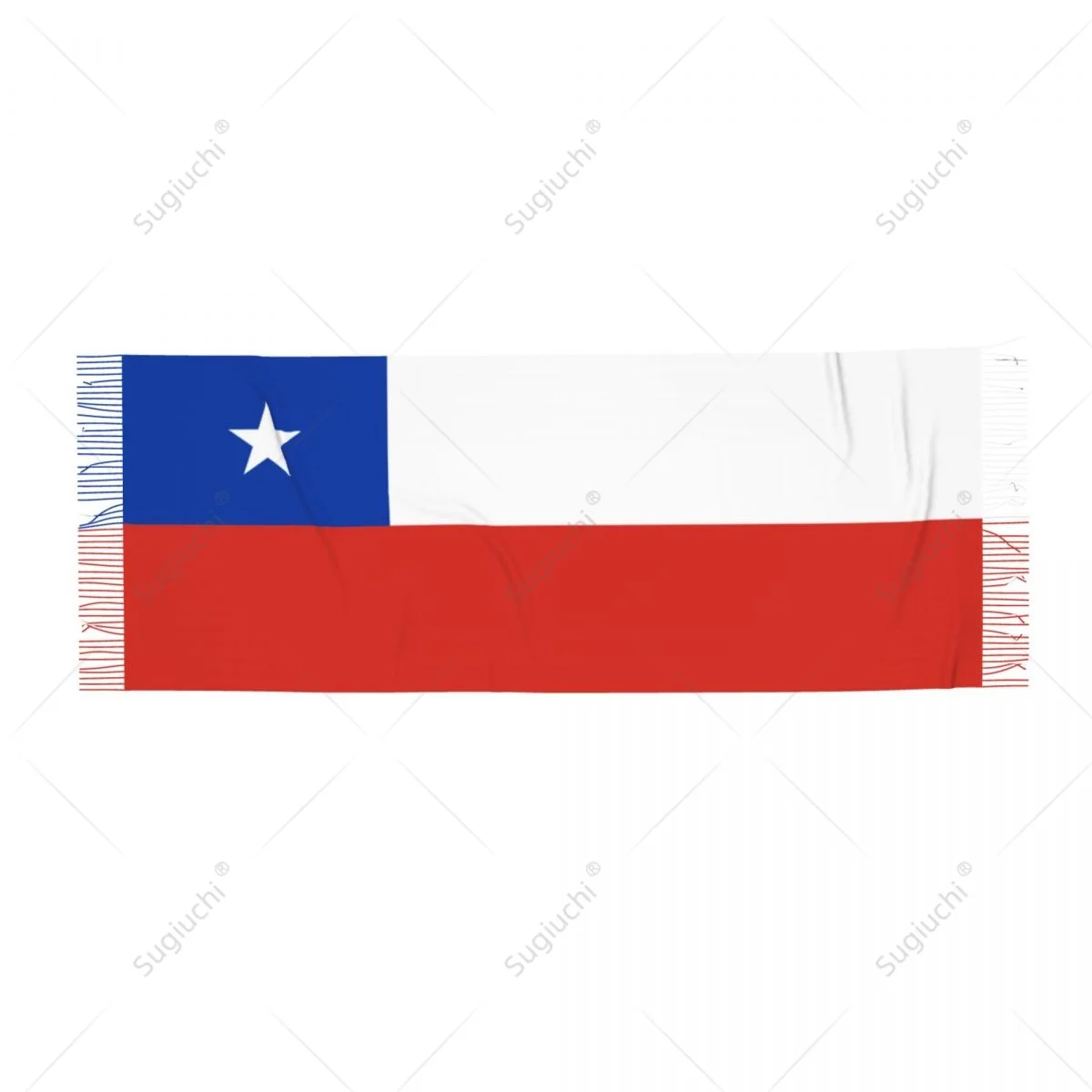 Chile Flag Scarf Pashmina Warm Scarves Shawl Wrap Hijab Spring Winter Multifunction Unisex