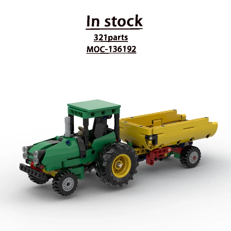 

Конструктор MOC-136192 «Городской сельскохозяйственный трактор», 321 деталь, модель MOC, подарок для мальчиков на день рождения и Рождество