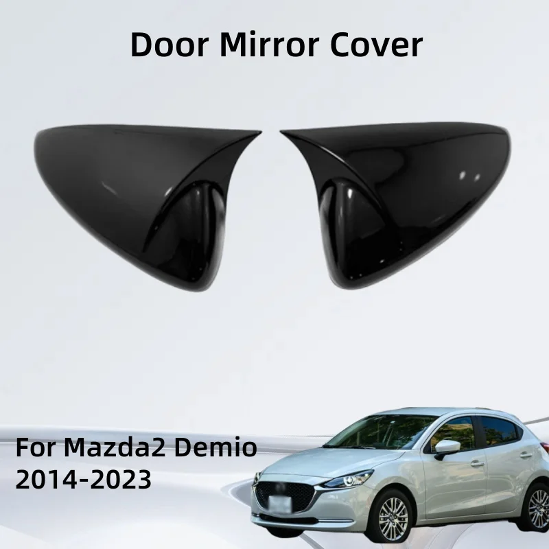 

Car Stickers Cars Accessories Door Mirror Cover For Mazda2 Demio 2014 2015 2016 2017 2018 2019 2020 2021 2022 2023