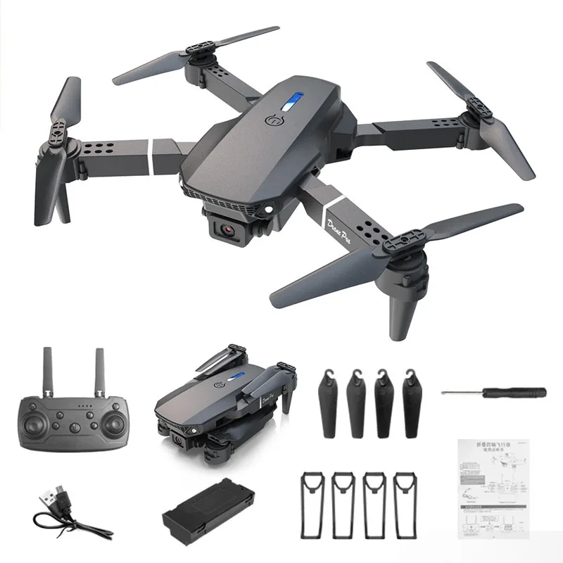 E99pro folding drone HD dual aerial photography fixed height four axis aircraft E88PRO remote control aircraft K3