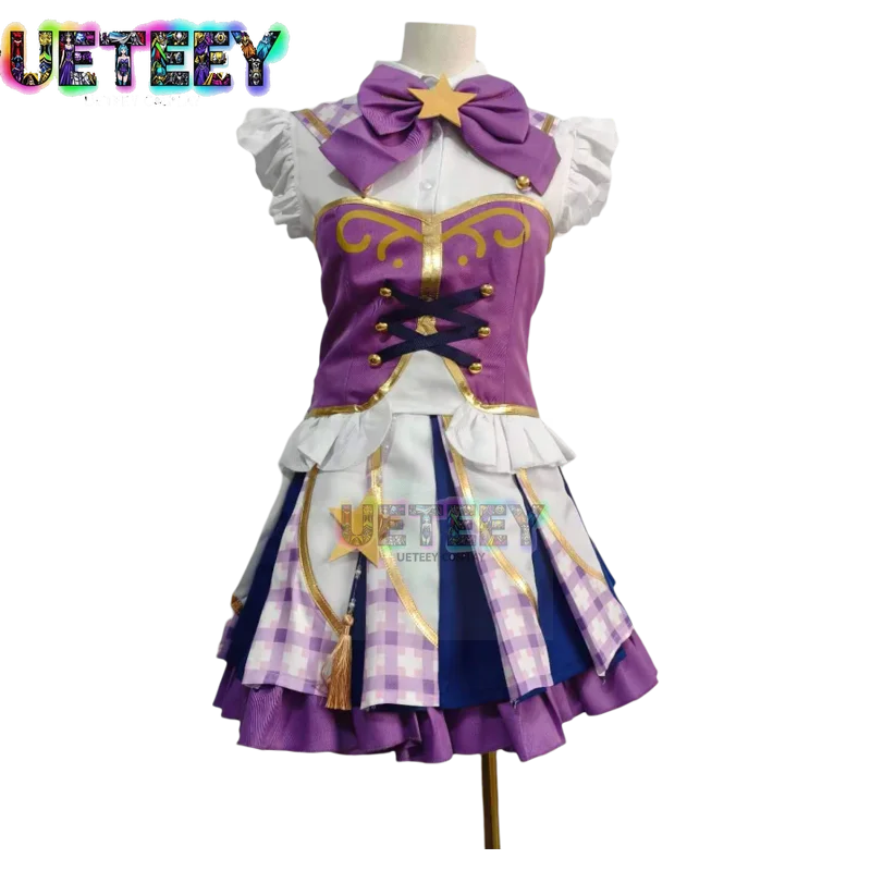 

UETEEY COS Aikatsu! Ran Shibuki Cosplay Costume Halloween Costume Custom Size