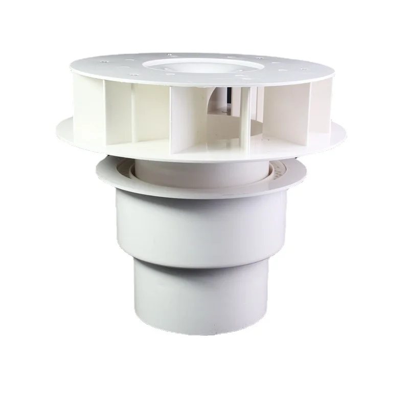 

PVC drainage pipe fittings Siphon rainwater hopper 87 plastic gravity DN110 roof side wall water hopper floor drain