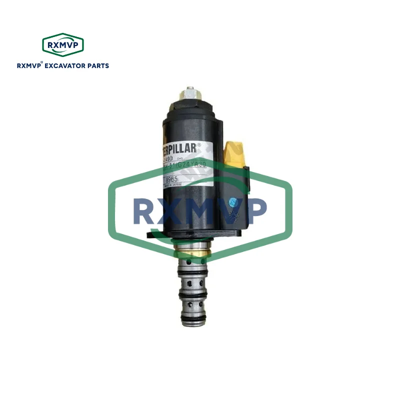 For Caterpillar Cat 312 320 323 325b/c/d Safety Lock Rotary Hydraulic Pump Proportional Solenoid Valve Excavator Accessories