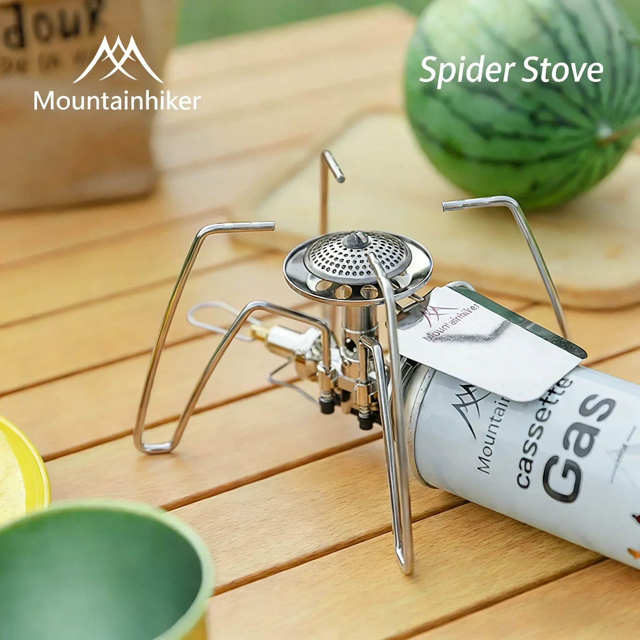 

Портативная складная походная плита Mountainhiker Spider для кемпинга, пикника, барбекю, домашнего использования с подставкой