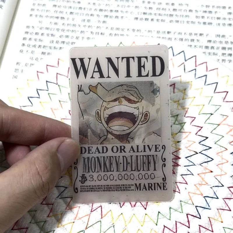 Creative One Piece Cards Luffy Zoro Nami Chopper Franky Anime Action Figure Cartoon Grating Card Cute Toy Children Birthday Gift