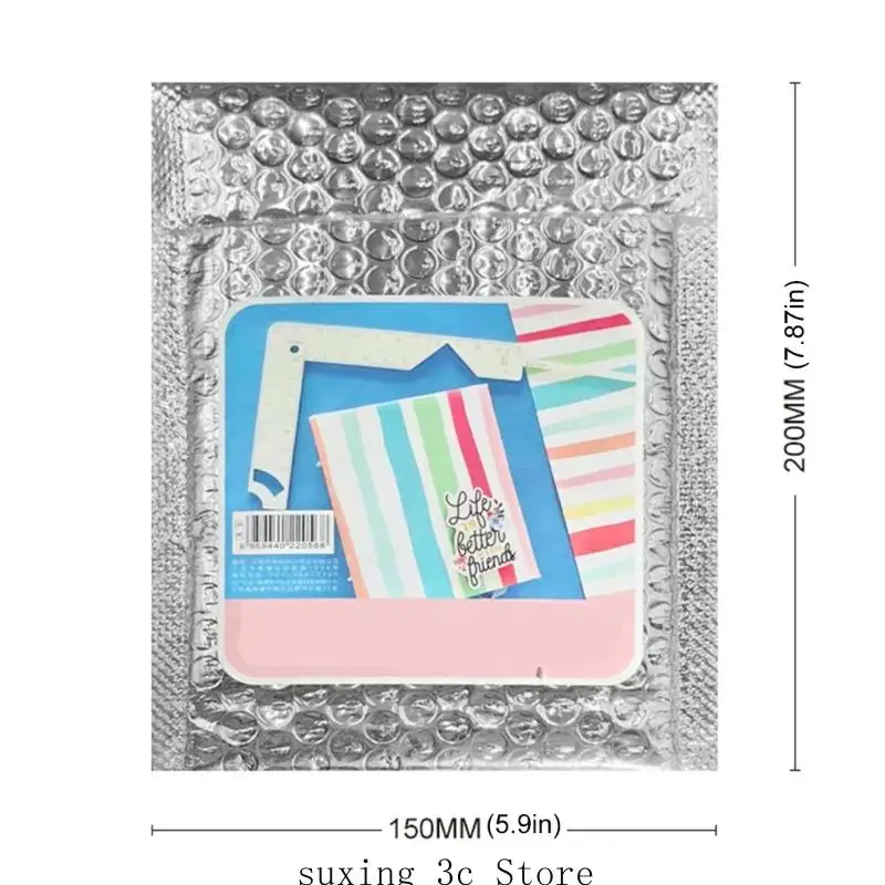 E8BE 5 IN 1 Book Covers Guide Règle BookBinding Ruler Tool pour Journal Album Covers