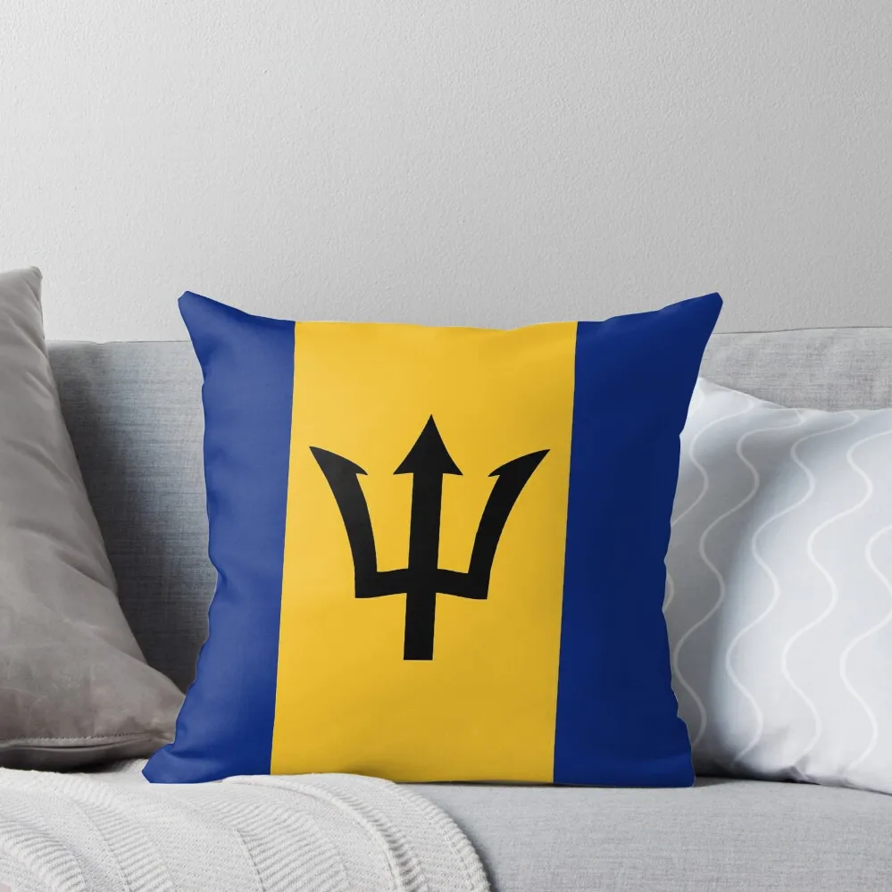 flag of barbados Throw Pillow anime girl Decorative Pillow Covers For Sofa pillow