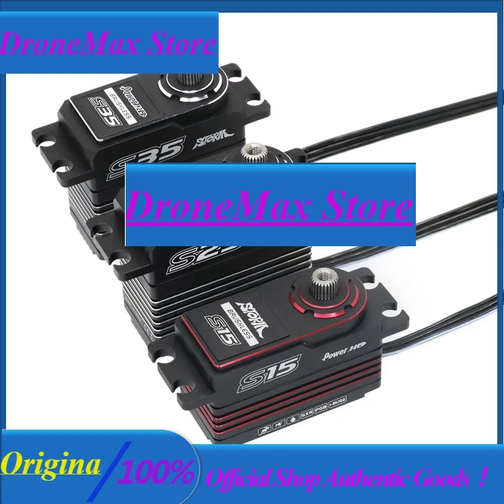 DroMaPower HD Storm S15 S25 S35 All-Metal Brushless Digital Servo RC Accessories For RC Car Off-road Vehicle Fixed Wing Drone