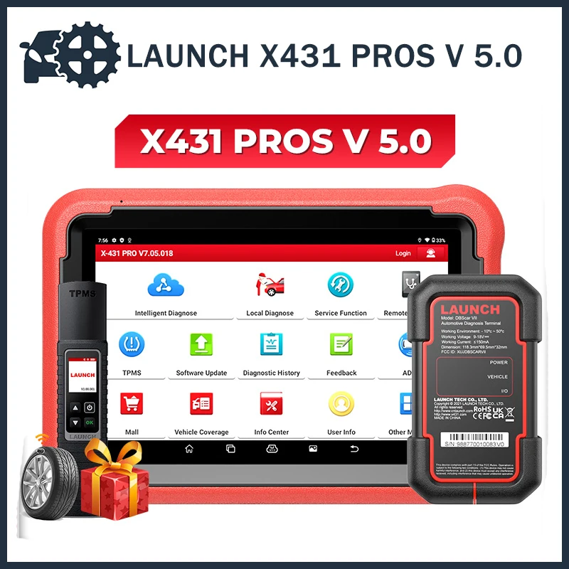 

LAUNCH X431 PROS V5.0 Full System Diagnostic Tool OBD2 Scanner Obd2 Auto car Diagnostic Scanner Vehicle Machine Tool for All car