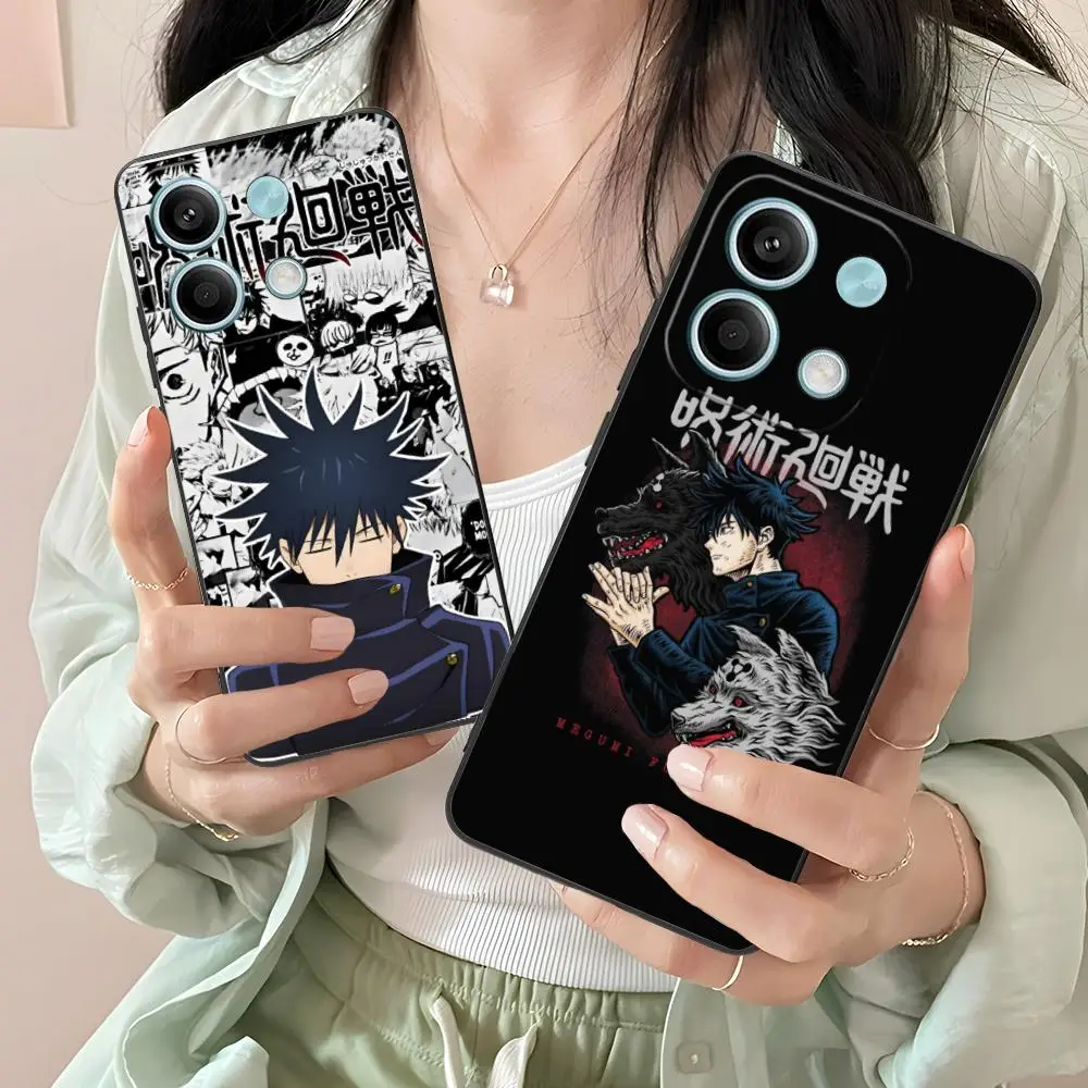 Jujutsu Kaisen Megumi Mobile Phone Case for Xiaomi Redmi Not