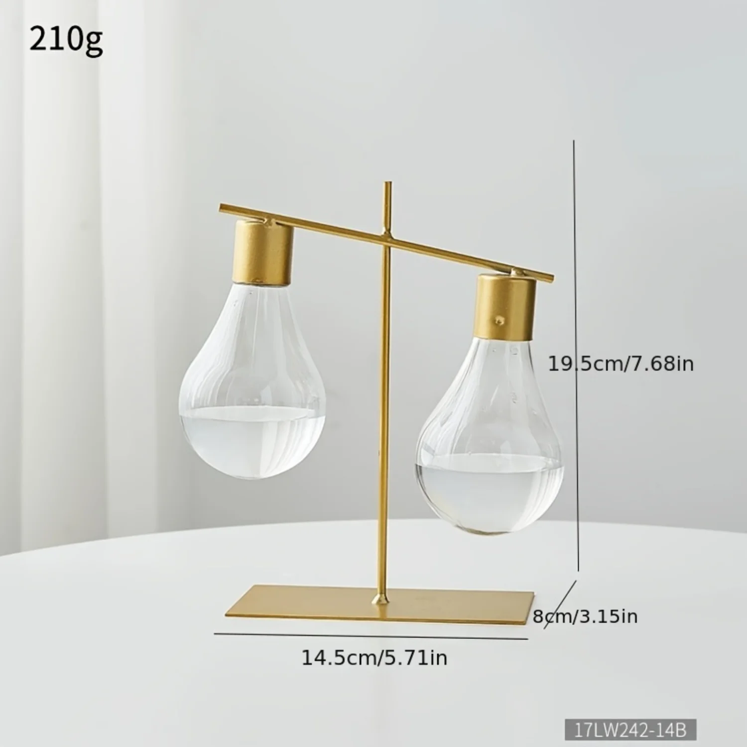 مزهرية زهور صغيرة مائية شفافة مبتكرة، ديكور تشكيلة زهور صناعية فاخرة خفيفة، فاو حديث وبسيط