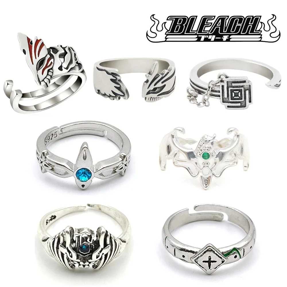 Bleach Grimmjow Jaegerjaques Ulquiorra cifer Kurosaki Ichigo Hollowification Hitsugaya Toushirou Cosplay anillo