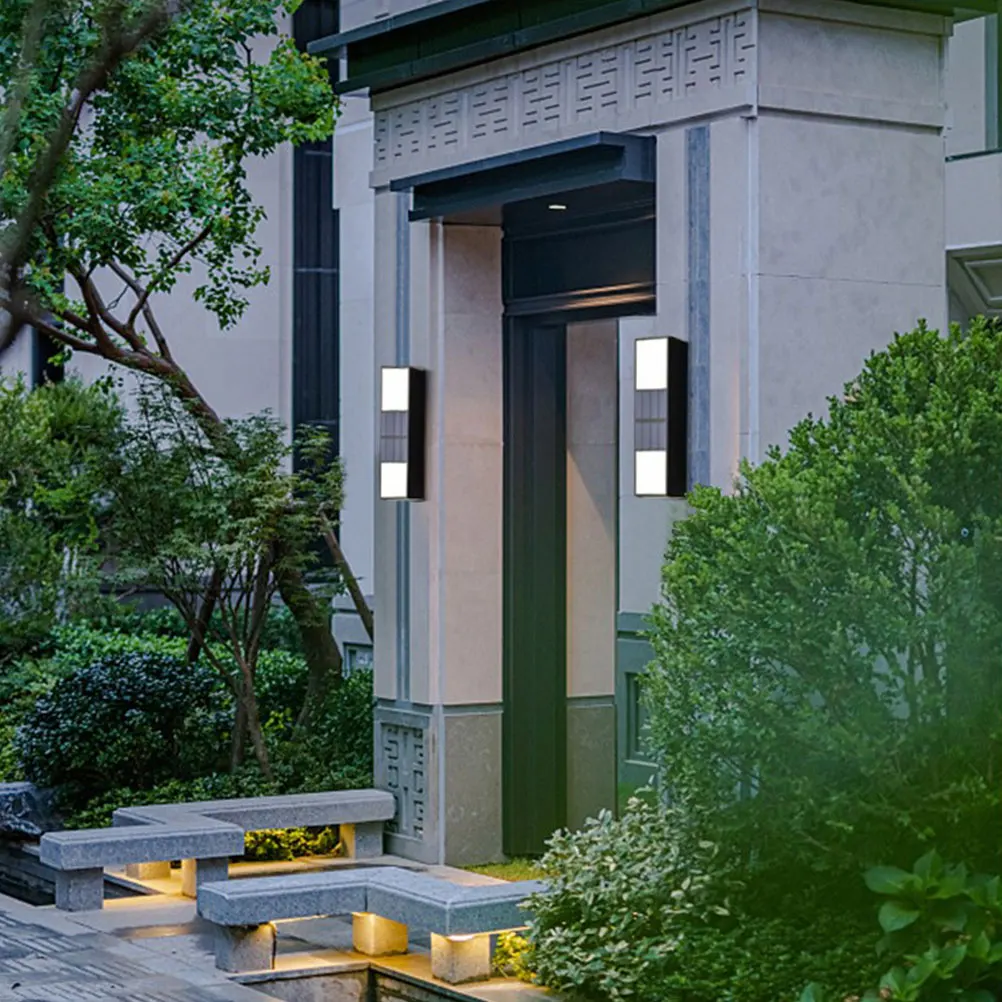 

Solar Light Waterproof Solar-Powered Wall-Mounted Lamp Energy-Saving Automatic Durable Garden Courtyard Lighting Solar Outdoor