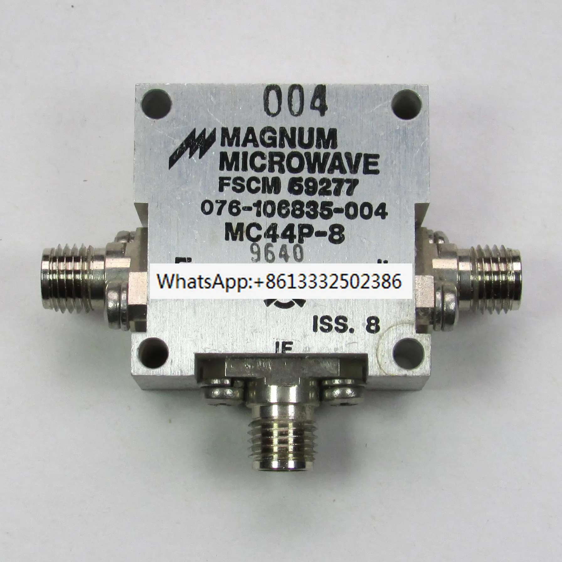 

MAGNUM MC44P-8 4-12GHz SMA RF Coaxial Dual Balanced Mixer