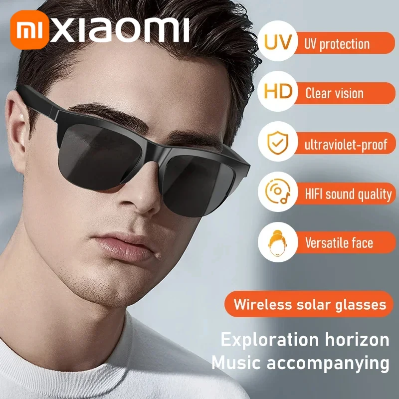 Xiaomi Smart Glasses Outdoor Sunglasses Bluetooth5.3 Call Outdoor Sports Headphones Waterproof Anti-UV  Man Woman Sunglasses