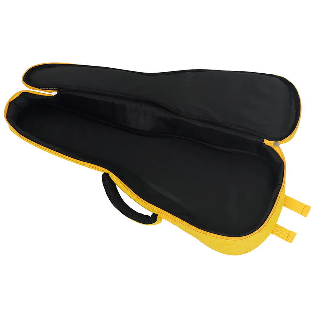 

Ukulele Bag Storage Holder Concert Tote Accessories Padded Case Yellow Instrument Carrier
