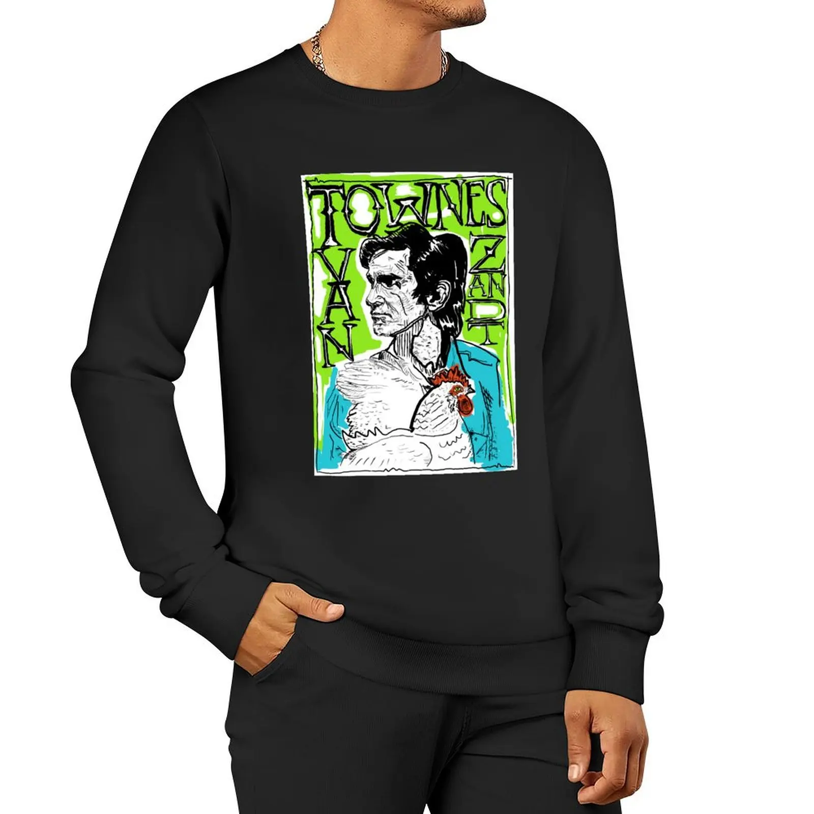 

Townes Van zandt T-shirt Pullover Hoodie men wear hooded sweatshirt