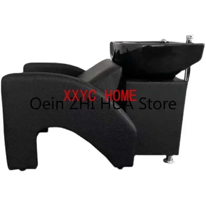 

Barber Shop Lounge Shampoo Chair Hair Wash Bed Hairdressing Big Shampoo Chair Comfort Luxury Massageador Furniture QF50SC