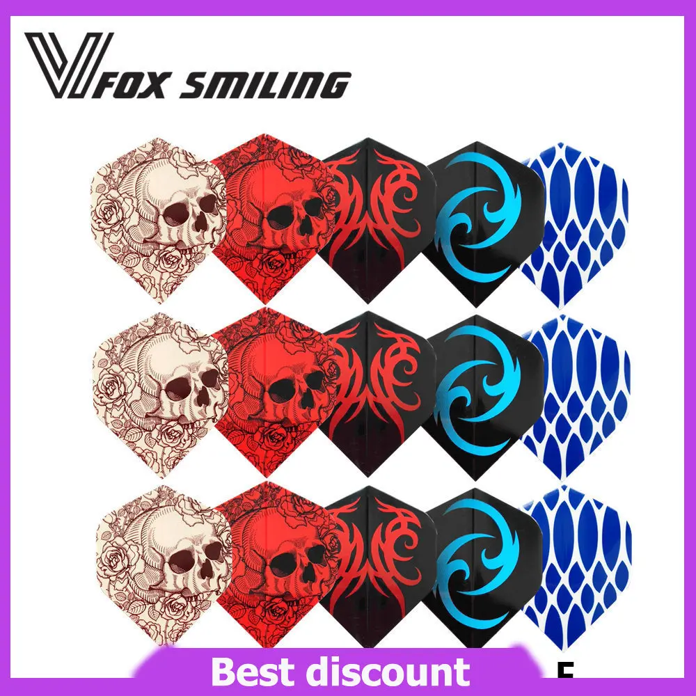 6PCS Dart Flights Standard Shape (6 Types Available )