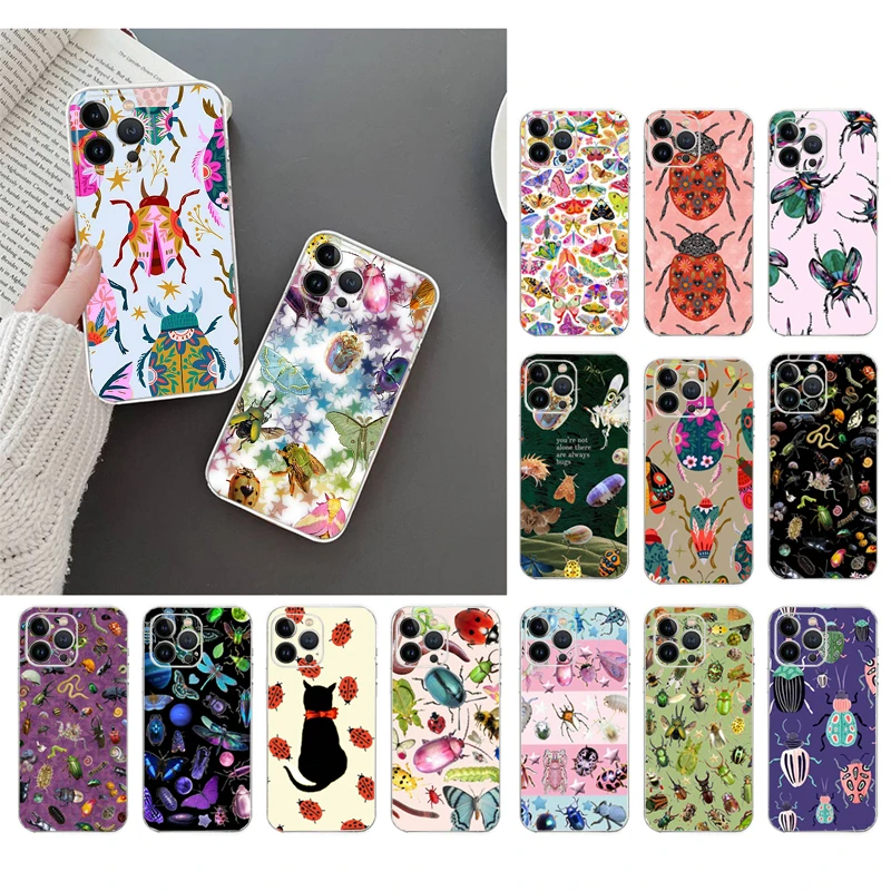 

Phone Case For iphone 17 Pro Max 17 Air 16 15 14 13 Pro Max 15 16 Pro 15Plus Insects Bugs