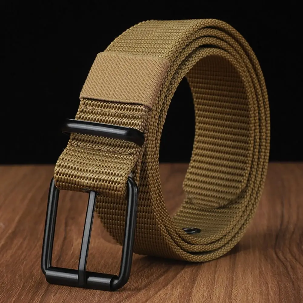 

Casual Nylon Canvas Braided Belt Versatile Luxury Design Simple Weave Waist Band Jeans Waist Strap For Man