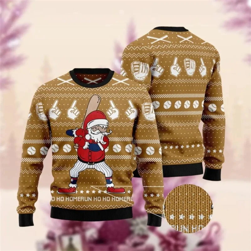 

Jesus Ugly Christmas 3d Printed Sweater For Women Clothes Xmas Gift Pullover Hoodies New Year Funny Santa Claus Loose Sweatshirt