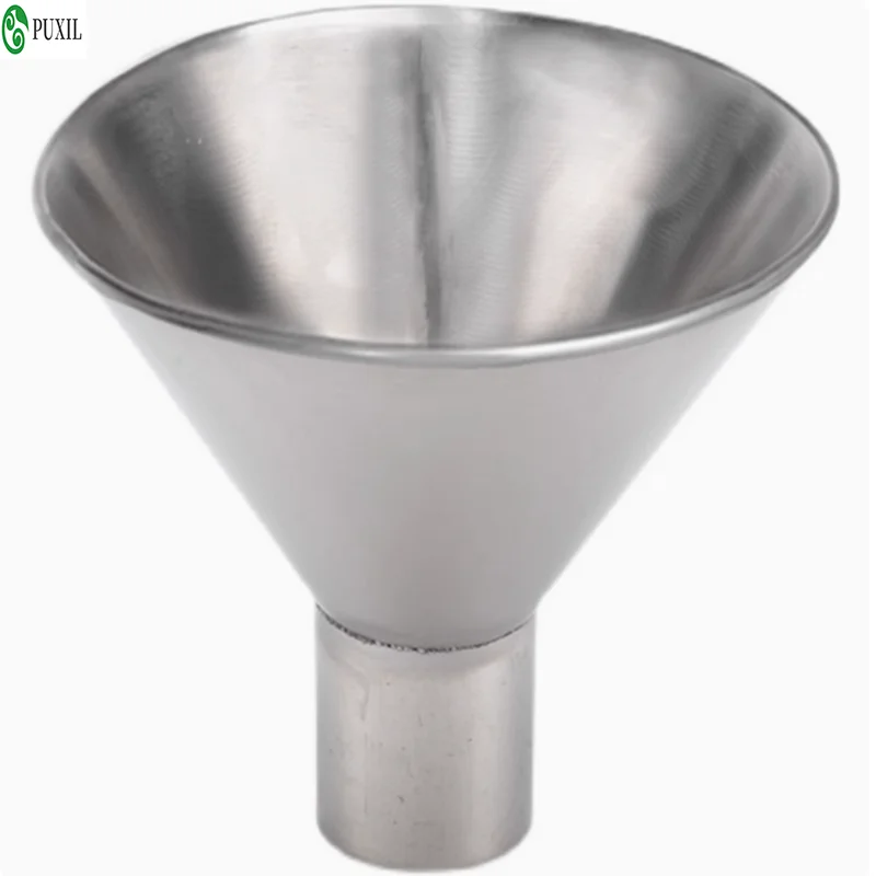 Manual Filling Machine Stainless Steel Large Diameter Feeding Hopper Packaging Vacuum Bag Oil Proof Sub-Packing Machine Funnel