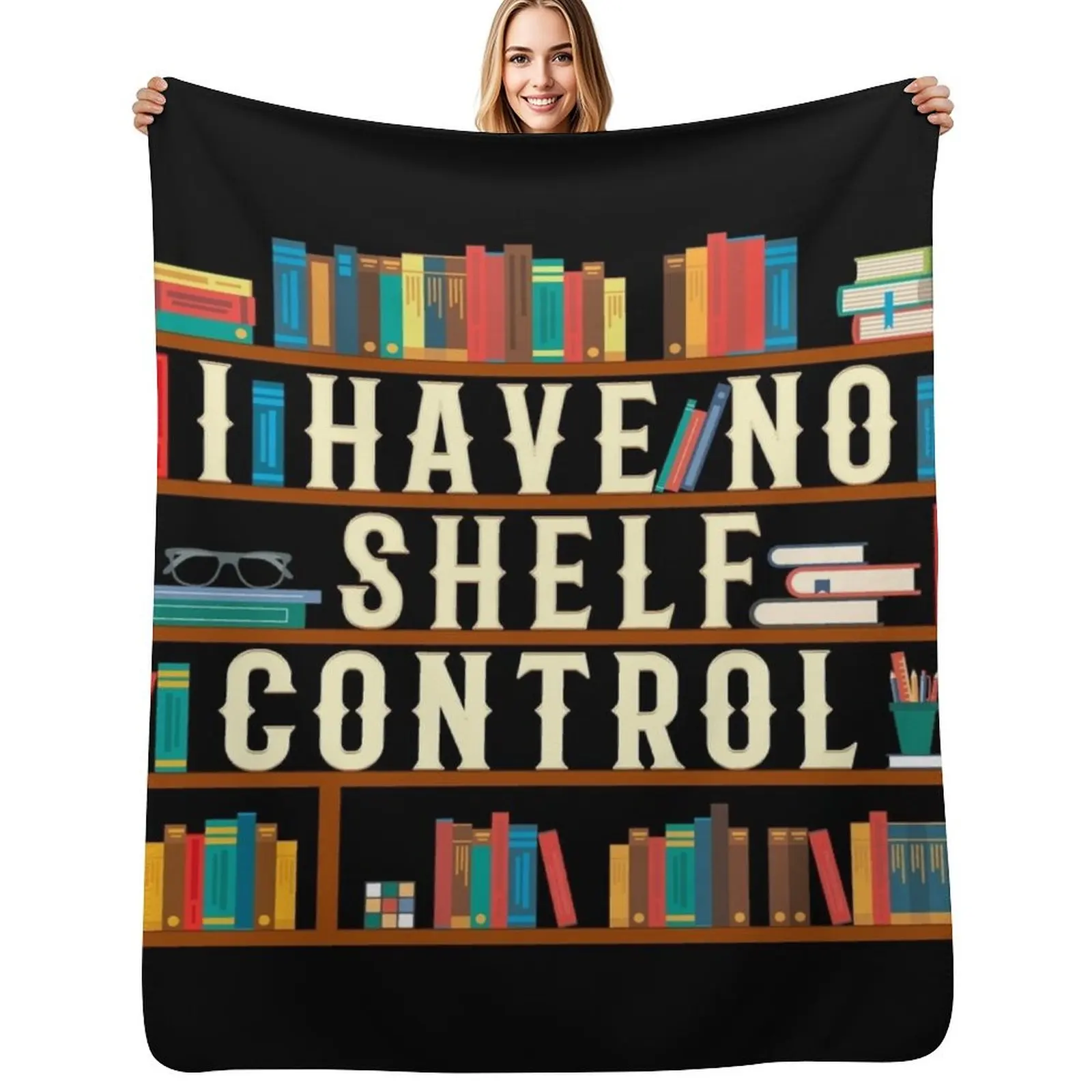 I Have No Shelf Control Throw Blanket for winter For Baby Bed covers Summer anime Picnic Blankets