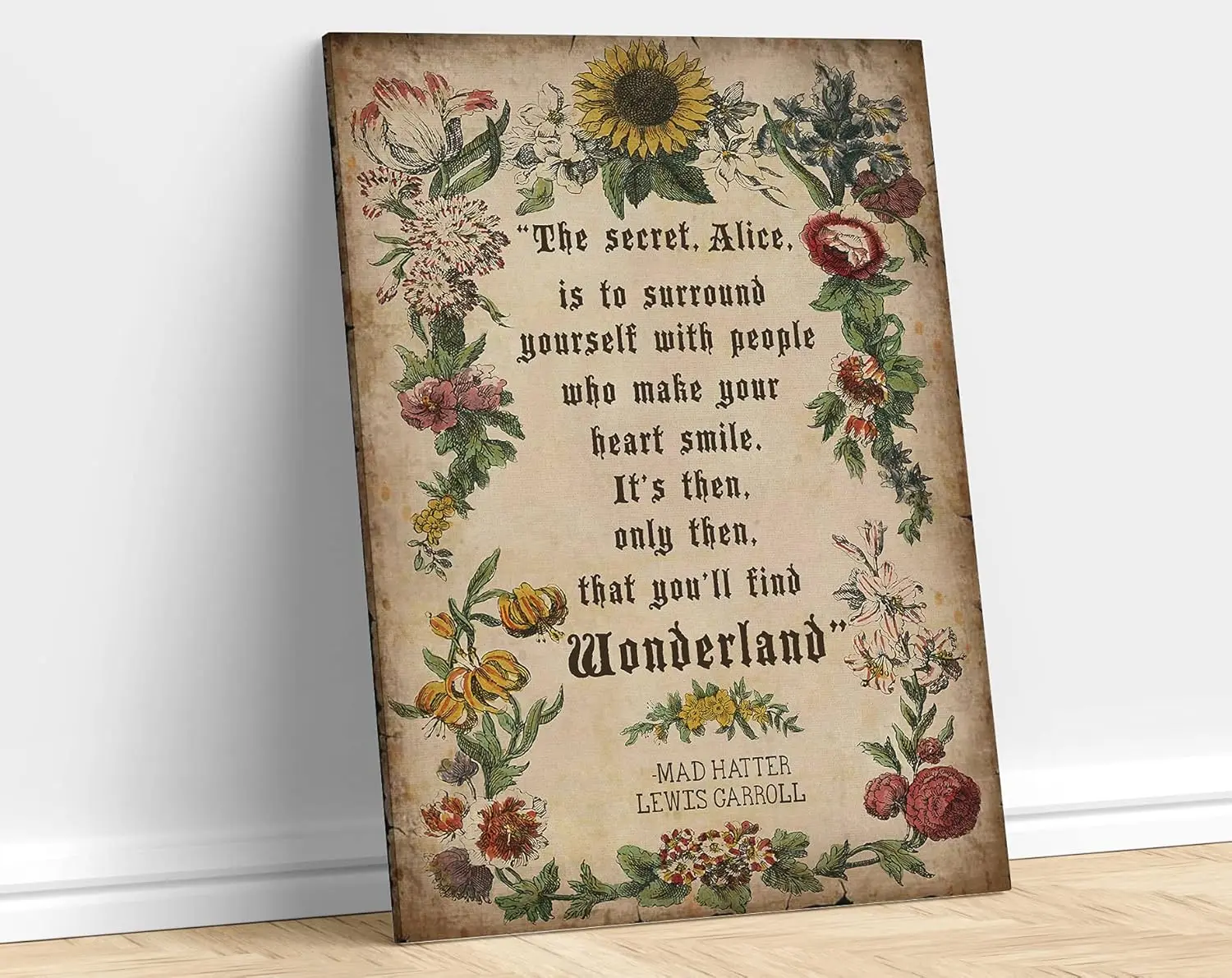 Metal Tin Sign Rustic The Secrete Alice Wall Art Poster for Home Garden Kitchen Bar Cafe Restaurant Garage Decor Retro Vintage