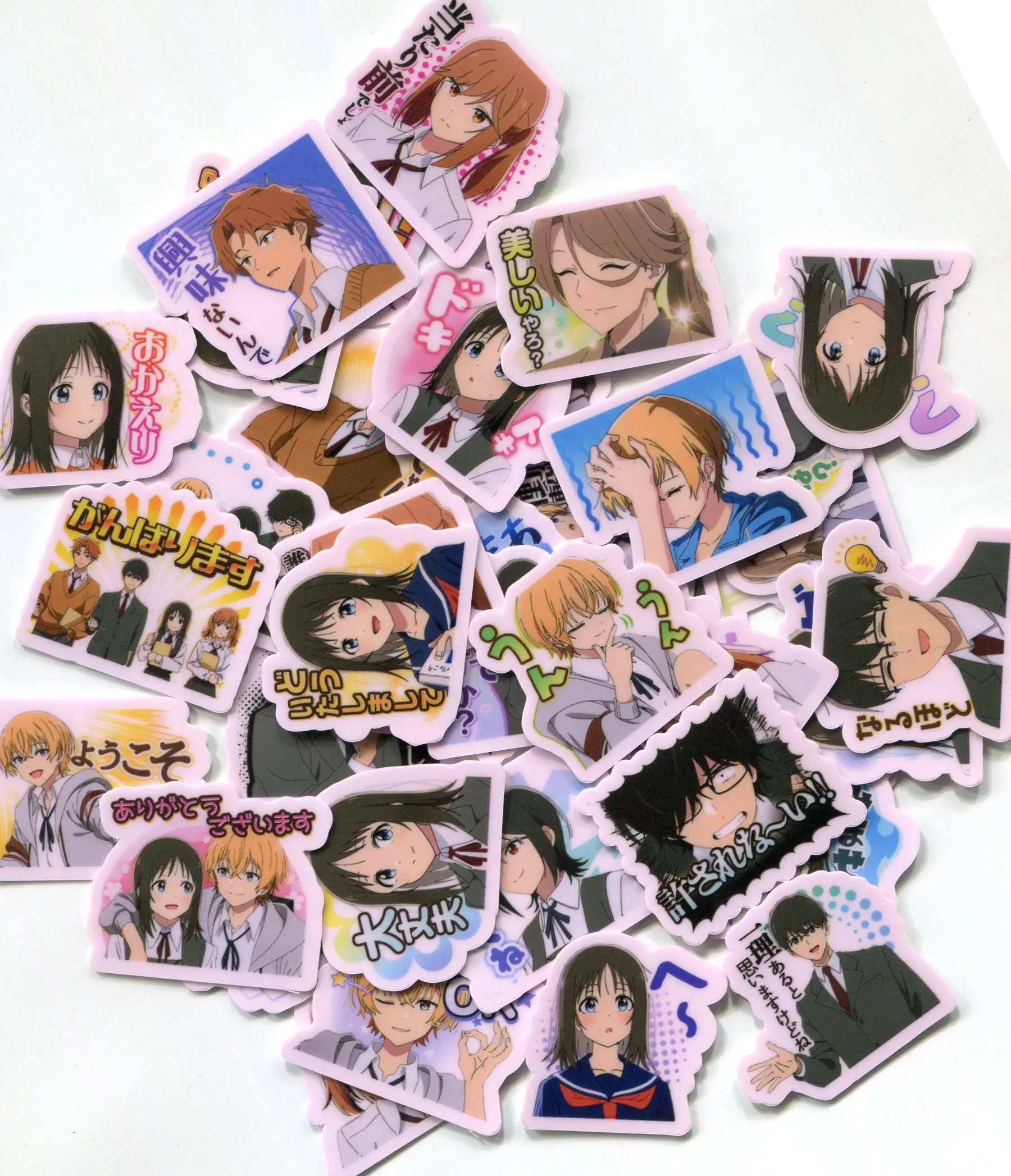 40PCS Hana wa Saku, Shura no Gotoku 3CM DIY STICKER