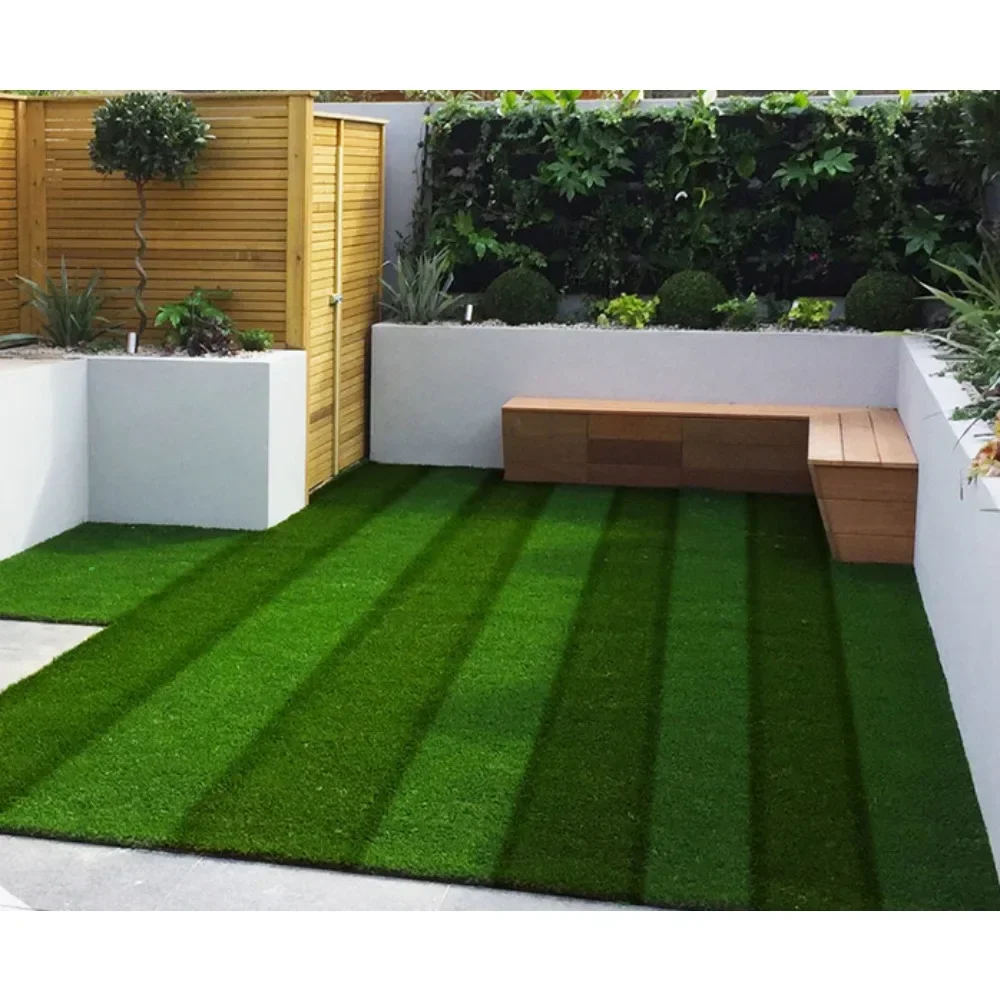 

%a 4FTX7FT Artificial Lawn, 0.8Inch High Density Synthetic Grass, Indoor Outdoor Runner Rug Grass, High-density Artificial Gra