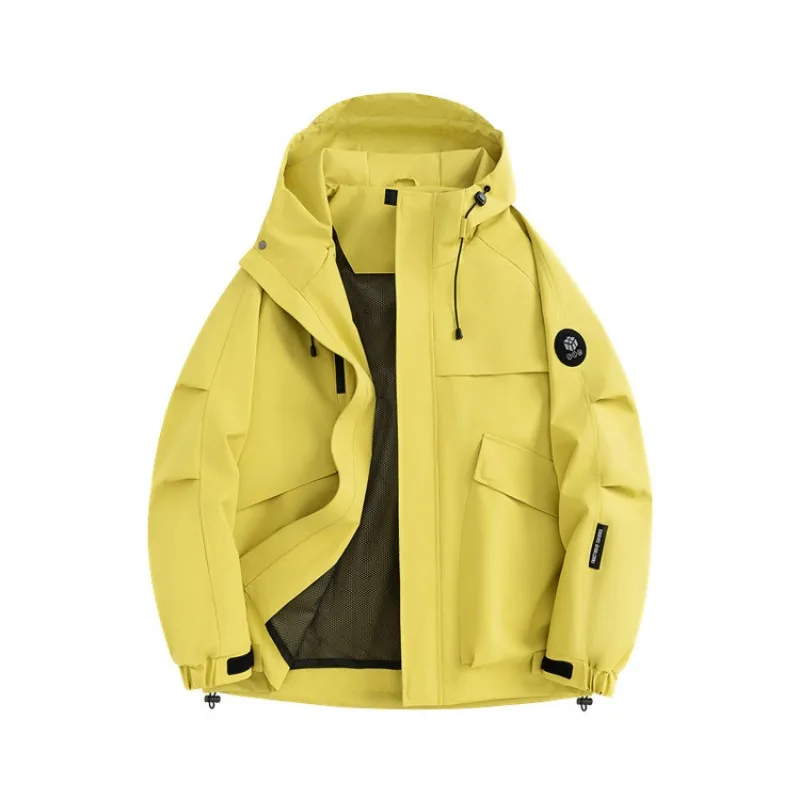 Spring Autumn New Arrival Unisex Wind Resistant Outdoor Hooded Jacket Casual Versatile Outer Coat For Daily Hiking Sports Wear