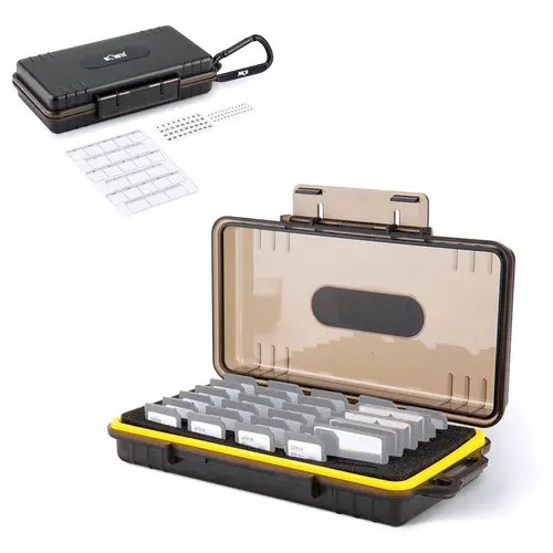 Organizador duradero con múltiples ranuras para tarjetas de memoria SD SDHC SDXC Cfexpress tipo A NS PSV PS Vita para tarjetas de juego de Nintendo Switch