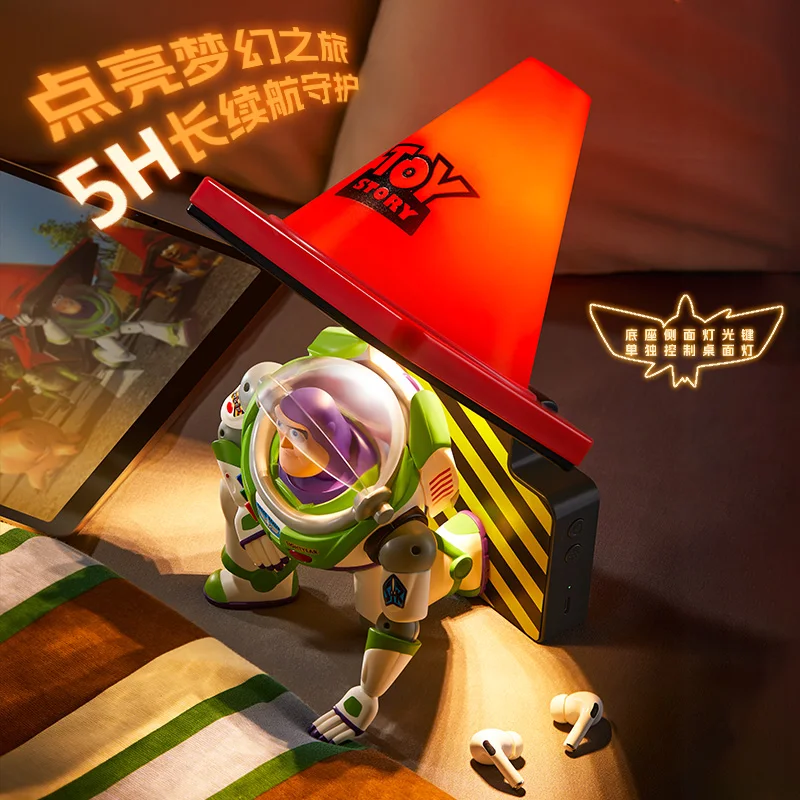 

Disney Cartoon Buzz Lightyear Barricade Lamp Trend Toy Decoration Figure Children'S Halloween Christmas Birthday Gift