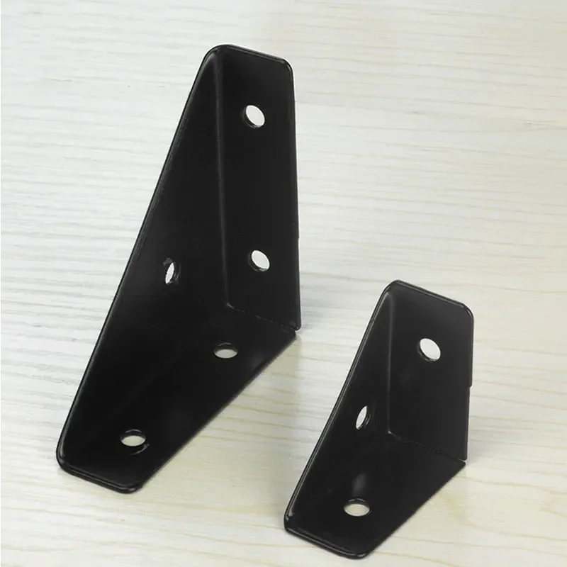 Thickened three-sided corner code fixed 90 degree right angle bracket angle iron cabinet hanging code layer board reinforcement