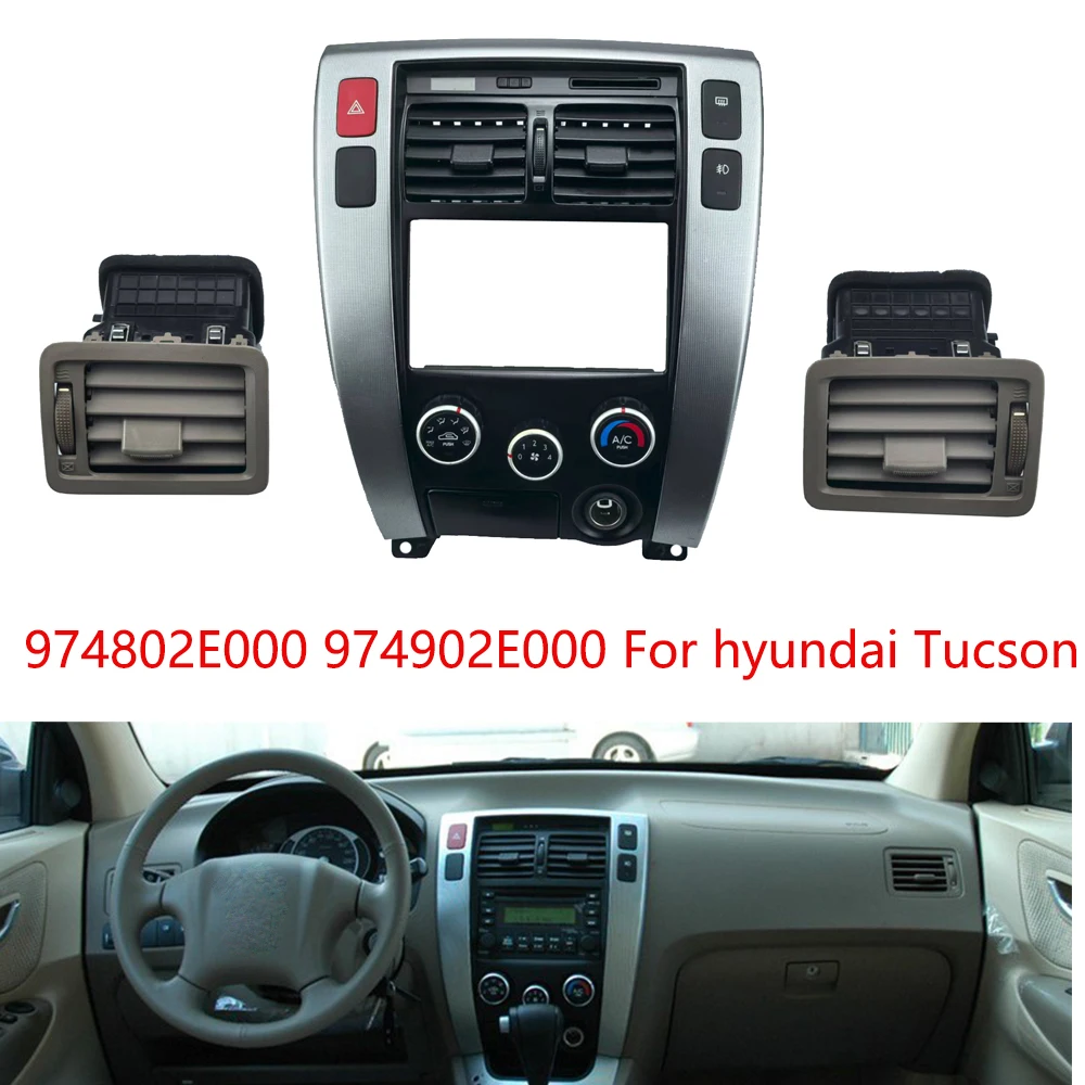 

AIR для Hyundai Tucson, приборная панель, воздуховыпускное отверстие, воздушное сопло, верстак, розетка кондиционера 974802E000 974902E000