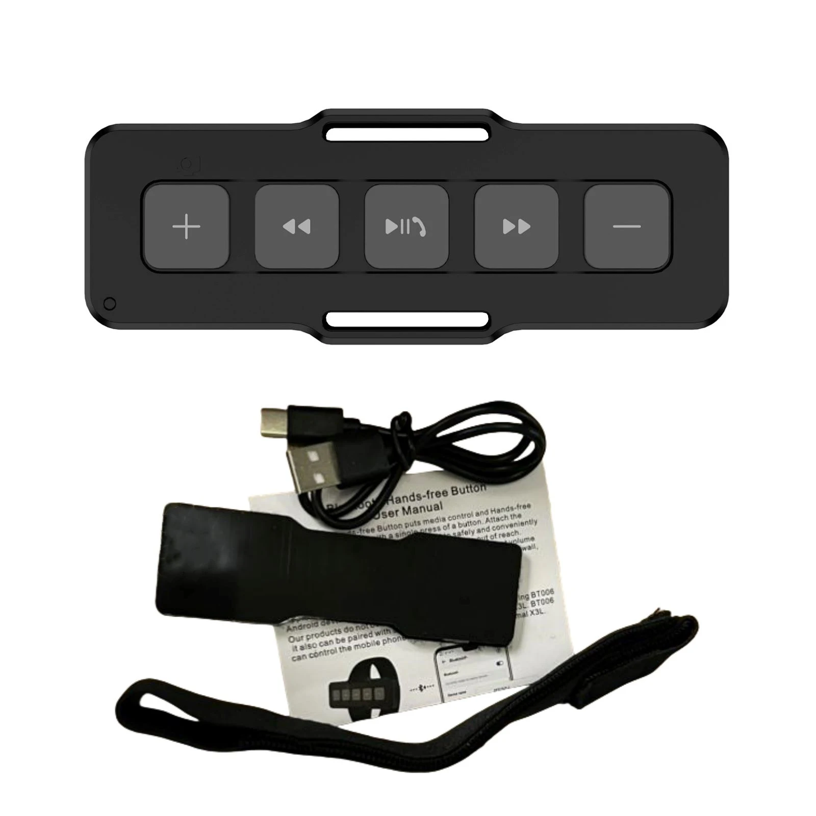 Waterproof Bluetooth Buttons Car Steering Wheel Switch Motorcycle Remote Control Audio Music Player Radio Outdoor Sport Wearable